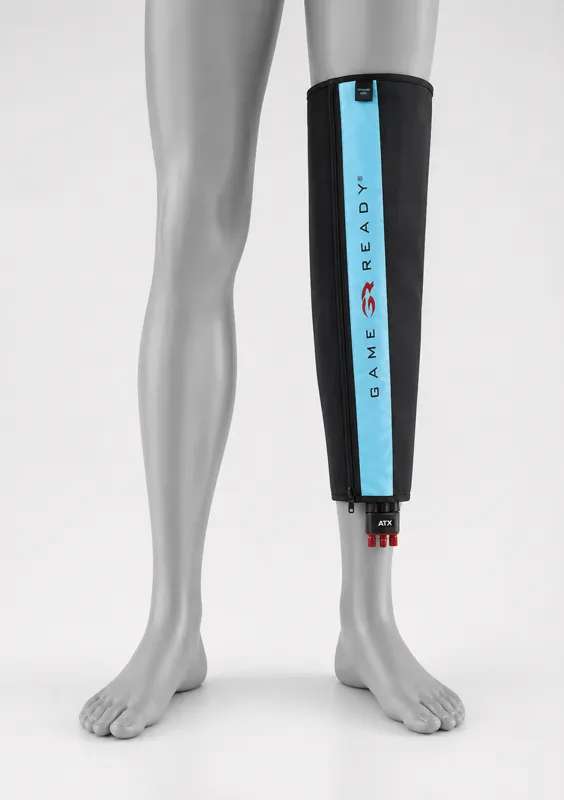 Location manchon genou Game Ready à Nice et Monaco Manchon genou Game Ready pour cryothérapie par compression après ligamentoplastie du LCA ou chirurgie du genou